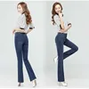 Jeans para mujeres Promoción de alta calidad Summer Fina delgada Medina de la cintura Mid de las mujeres Cortes de moda Bode Bottin Pantalones Pantalones