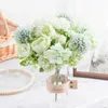 Dekorative Blumen Kränze Seidenkugel Chrysanthemen Rose Bouquet Hortensie Künstliche Blumen Home Dekoration Bonsai Wohnzimmer gefälschte Blumen Party Hochzeit