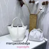 birkinbag handväska designer väskor kvinnor picotin lås handväskor tote väska läder grönsak korg väska kvinnor huvud läder hink litchi mönster stort mössa h8x8 kellyit