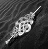 Viking celtique Hairpinviking Clip Clipt Men Antique Silver Hair Sticks Hairpin Triangle Clips for Long Hair Stick1948198