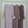 Vêtements ethniques mode musulman Dubaï Abaya Long Robes Femmes Kaftan Islamic Loose Caftan pour les dames Musulman Djellaba