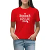 Polos femininos border collie pai t-shirt fofo top