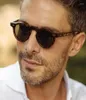 Lunettes de soleil Fashion Gradient Men 2022 Small Frame Rivet Male Sun Glases Clear Eyeglass Masculino9865000