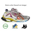Kvinnor Mens Mesh Nylon Track Runners 7.0 Designer Shoes Luxury Tracks Platform Vintage Runner 7 Trainers OG Overdimensionerade Rubber Bottoms Leather Tess S.Gomma Sneakers