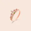 Ringos de cluster 925 Sterling Silver Emerald Zircon for Women Luxury Jewelry promessa de noivado Casamento em entrega gratuita