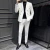 #1 Designer Fashion Man Pak Blazer Jackets Coats For Men Stylist Letter Borduurwerk met lange mouwen Casual Party Wedding Suits Blazers M-3XL #82