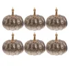 Flores decorativas 6 PCs Minituamento de decoração de espuma de espuma Pumpkin Pumpkins 8cm Ornamentos pendurados Espumas ORTRATO DE AUTONO