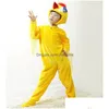 Dancewear childrens drames mignons petits animaux oiseaux jaunes montrent des costumes de livraison bébé, enfants maternité bébé vêtements cosplay dhrjx