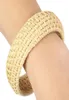 Tennis Mode Stroh Weave Rattan Armband Einfache große runde Weingeflecht Armbänder für Frauen Armband Wrap Schmuck 9333327