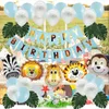 Party Decoration Jungle Safari Supplies Supplies Ballon Garland Arch Kit For Kids Boys Anniversaire Baby Shower Decor