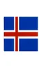 100 polyester 3x5fts 90x150cm Rode Kruis is ISL IJsland vlag hele directe fabriek 5872219