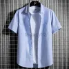 Herren Casual Shirts Designer Kurzarm Shirt Herren Sommer Neues lässiges Top Herrenärmel Oxford Spinning White Shirt Inch Tide plus T -Shirts Polos Tops