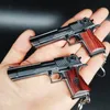 Handle de bois désert Eagle Gun Toys 1: 3 Modèles en alliage métallique Desert Eagle Pistol mini