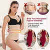 Taim du ventre Shaper 2-en-1 de la courroie de récupération abdominale de la ceinture du corps pliage du corps pliage du chapeau de perte de poids Q240509