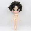 ICY DBS Blyth Doll 1/6 Toy Corps de connexion de peau blanche BJD Black Hair Matte Poll personnalisé Poupée avec sourcils 30cm 240429