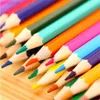 Bleistifte 12 Farbe Holzfarbe Bleistift Set Mini ungiftiger HB-Bleibleistift Childrens Zeichnung und Skizzierstift-Werkzeug D240510
