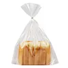 Novos sacolas plásticas transparentes Bolsa de embalagem de biscoito de lollipop com lascas de seleração Twist lancho