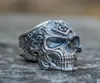 Cluster Anneaux Knights Templar Masonic Skull Mens Mason en acier inoxydable Ring Masonry Punk Jewelry Gift for Men9892371