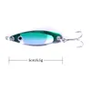 Esche esca Hengjia 50pcs cucchiaio da pesca da 6,5 g 5 cm Spinner e Sier/Spinner mticolore ESCA HARD Colorf Metal Drop Delivery Sports Outd Otawt