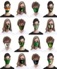 DHL Irish Green Shamrock Masken Staubdicht waschbarer Mund Cover Outdoor Sport Fashion Face Mask Adult Kids Party Favor Kim7227647