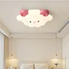 Lautres de plafond Coupte de mouton coton lampe de chambre pour enfants