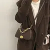 Tasche Big Niet Punk Fashion Chain Bags PU Leder Frauen Schulterkreuzkörper Frauenhandtaschen