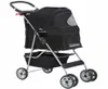 4 Räder Haustier Kinderwagen Katze Hunde Käfig Kinderwagen Fahrträger Black5418756