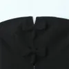 Za Womens Mode einzigartig und eleganter Bogen trägerloser Jumpsuit 240424