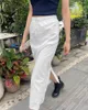 Saias de algodão bordado floral maxi mulheres de verão y2k cintura elástica straigth long Faldas Sweet Preppy Style Skirt