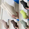 Дизайнерские сандалии женщины скользит Stan Smith Mule Sandal Leather Slide Slide Slide Slide Luste Luxury Swiders Мужские женские туфли платформу Slide Summer Flat Beach Slipers