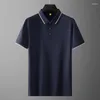 Polos pour hommes Arrivée Summer Casual et à la mode polo Super grand col à manches courtes plus taille 3xl 4xl 5xl 6xl 7xl 8xl