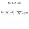 Lunettes de soleil Frames Yimaruili Loiseries à cyclistes Femmes TR90 Retro Trendy Big Face Optical Optical Prescription Sports Eyeglass