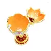Sachets de bijoux peints à la main Faberge Style de style œuf à charnière Boîte à bizarrerie Cadeau unique pour adolescent