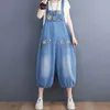 Tute da donna Romper salti in denim da donna fumetti casuali stampati da un pezzo outfit da donna le donne in stile coreano da gioco vintage in stile coreano abbigliamento da donna y240510