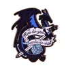 Dragon on D20 Enamel Pin Dungeons-and-Dragons geïnspireerde broche Dice Game Badge Fashion Jewelry Decor