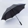 Storm de golfe resistente a todos os negócios de fibra de alta chuva clara de dupla fins com publicidade de presente guarda-chuva