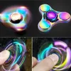 Rainbow Fidget Spinner Toys Metal OVNI Pequeno dedo Mão giratórios de dedo Girado para crianças adultos girando o foco superior da mesa 240510