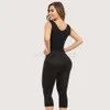 Waist Tummy Shaper Open chest abdominal control hip lifting wide shoulder straps lace long sleeves shaping womens back lactate BODYSUIT Q240509