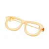 Broschen Mode Mini Brille Brosche für Männer Frauen trendy schöne Brille Rahmen Rahmen Pins Schmuck Geburtstagsfeier Geschenk cooles Ding