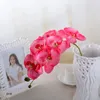 Decoratieve bloemen Plastic simulatie kunstmatige vlinder orchidee bruiloft feest huis decor zijden bloem indoor buiten boeket phalaenopsis