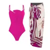 Swimwear féminin 2024 Bow Color Couleur en une seule pièce Set de maillot de bain français Masque de ventre rétro français minceur