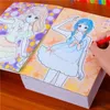 6 Books/Set Children Drawing Painting Learning Educational Toy Color Book Princess Cartoon Picture Toy Enlightenment Copybooks 240510
