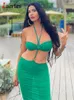 Рабочие платья Laertes 2024 Summer Sexy Sexy Party Club 2 Piece Stes