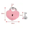 Travas de porta por atacado 7 cores em forma de coração Concentric Lock Metal Mitcolor Keys Padlock Gym Toolkit Pacote suprimentos de construção Drop Deli Dhmla