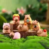 Capybara Blind Box Simulation Mini Capibara Action Figuren Doll Kinder Geburtstag Weihnachtsgeschenk 240510