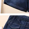 Kobiety szorty s-7xl ponadwymiarowe dżinsowe kobiety koronkowe workowate letnie dżinsy mody elastyczne pantalony cortos krótkie vaqueros