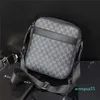 Luxury Men Bag Sac Lattice Designer Handsbags Crossbody épaule S pour 2021 Leather Messenger Man 255V