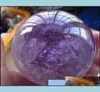 Konst och hantverk Arts Gifts Home Garden Natural Amethyst Quartz Stone Sphere Crystal Fluorit Ball Healing Gemstone 18mm20mm Gift 6467269