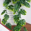 Fleurs décoratives 79 cm plantes vertes artificielles suspendues ivy feuilles radiscultes raisin de mer fausse vigne jardin de maison décoration de fête murale