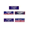 Inne impreza dostarcza flagi zderzaków Naklejki samochodowe Trump 2024 U.S. W miarę wybory powszechne 3x9 calowe okno laptopa naklejka